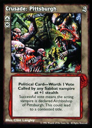 Crusade: Pittsburgh [Sabbat set] - VTES CCG