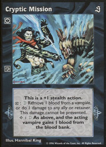 Cryptic Mission [Sabbat set] - VTES CCG