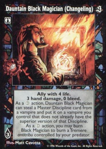Dauntain Black Magician [Sabbat set] - VTES CCG