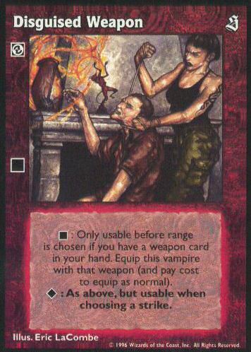 Disguised Weapon [Sabbat set] - VTES CCG