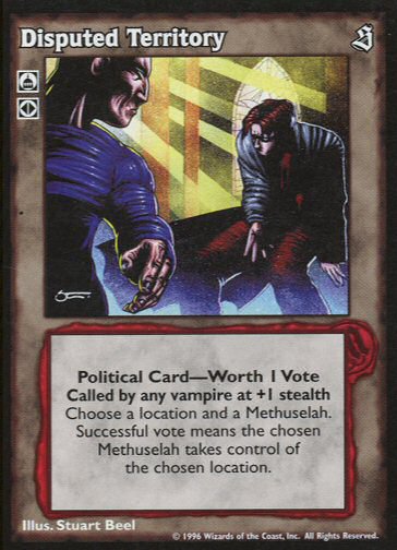 Disputed Territory [Sabbat set] - VTES CCG