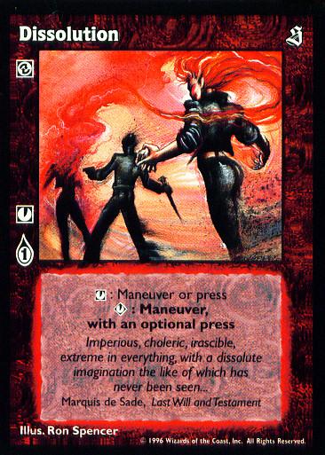 Dissolution [Sabbat set] - VTES CCG