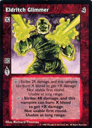 Eldritch Glimmer [Sabbat set] - VTES CCG
