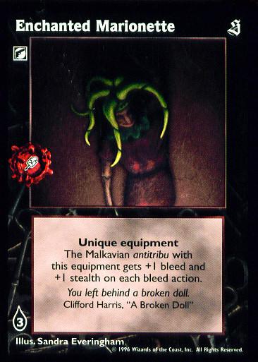 Enchanted Marionette [Sabbat set] - VTES CCG