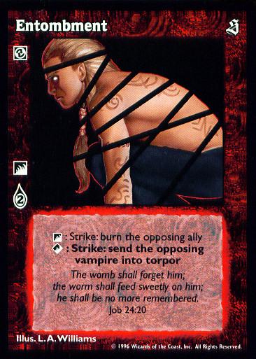 Entombment [Sabbat set] - VTES CCG