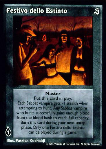 Festivo dello Estinto [Sabbat set] - VTES CCG