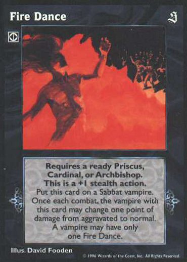 Fire Dance [Sabbat set] - VTES CCG