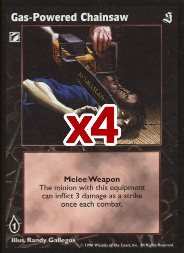 Gas-Powered Chainsaw [Sabbat set] - VTES CCG