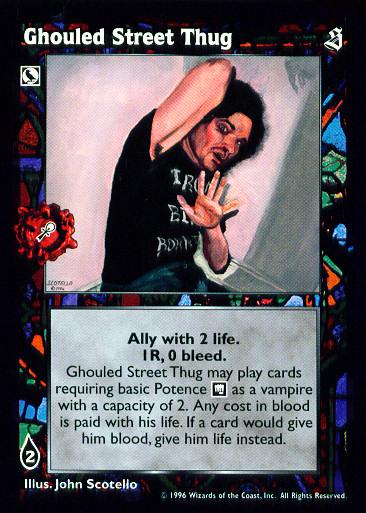 Ghouled Street Thug [Sabbat set] - VTES CCG