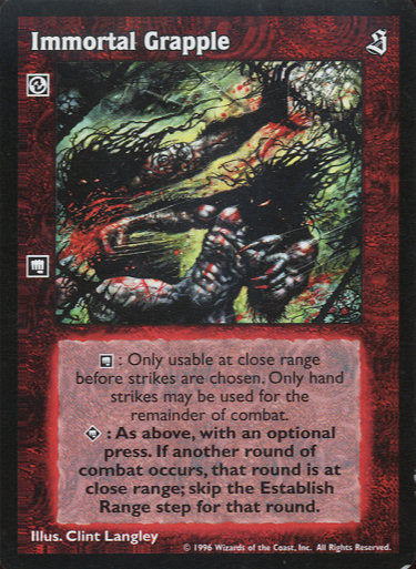 Immortal Grapple [Sabbat set] - VTES CCG