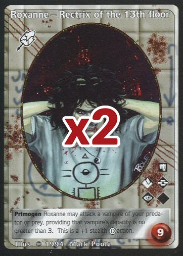Roxanne, Rectrix of the 13th Floor [Jyhad set] - VTES CCG