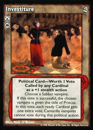 Investiture [Sabbat set] - VTES CCG