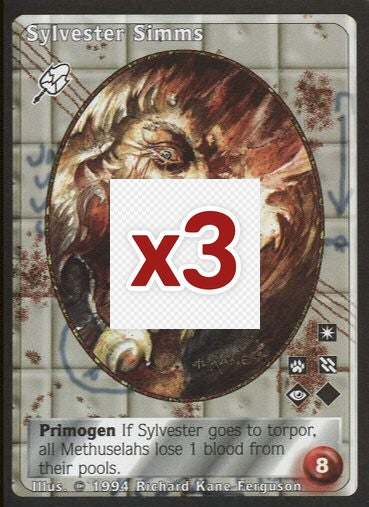 Sylvester Simms [Jyhad set] - VTES CCG