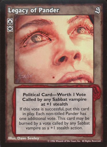 Legacy of Pander [Sabbat set] - VTES CCG