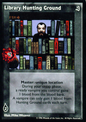 Library Hunting Ground [Sabbat set] - VTES CCG