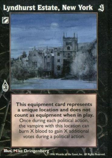 Lyndhurst Estate, New York [Sabbat set] - VTES CCG