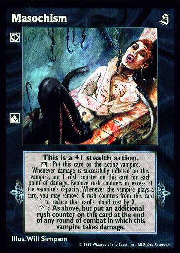 Masochism [Sabbat set] - VTES CCG
