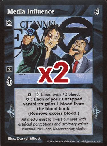 Media Influence [Sabbat set] - VTES CCG