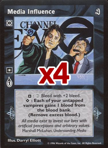 Media Influence [Sabbat set] - VTES CCG
