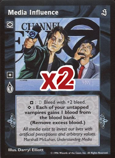 Media Influence [Sabbat set] - VTES CCG