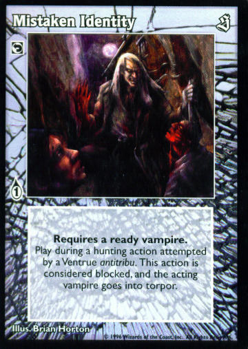 Mistaken Identity [Sabbat set] - VTES CCG