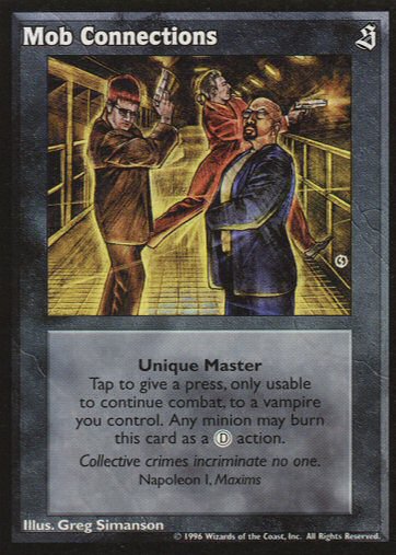 Mob Connections [Sabbat set] - VTES CCG