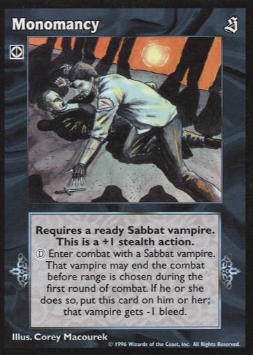 Monomancy [Sabbat set] - VTES CCG