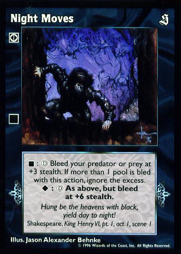 Night Moves [Sabbat set] - VTES CCG