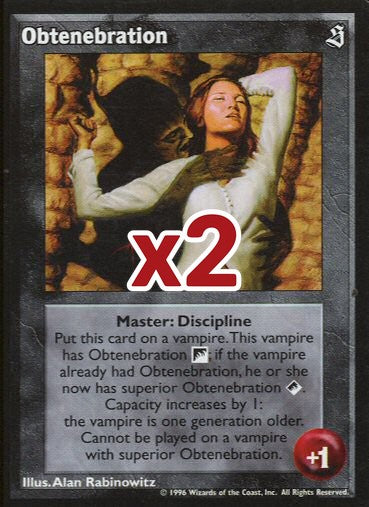 Obtenebration [Sabbat set] - VTES CCG