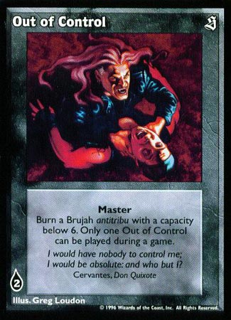 Out of Control [Sabbat set] - VTES CCG