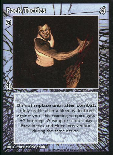 Pack Tactics [Sabbat set] - VTES CCG