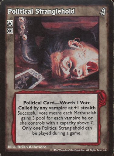 Political Stranglehold [Sabbat set] - VTES CCG