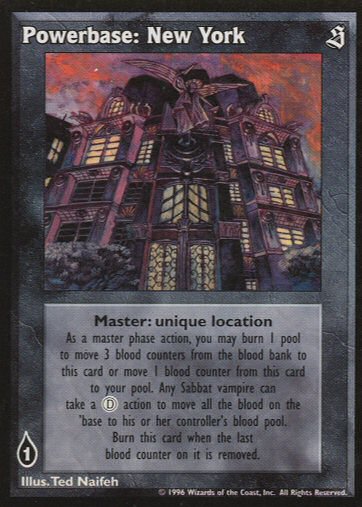 Powerbase: New York [Sabbat set] - VTES CCG