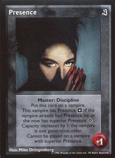 Presence [Sabbat set] - VTES CCG