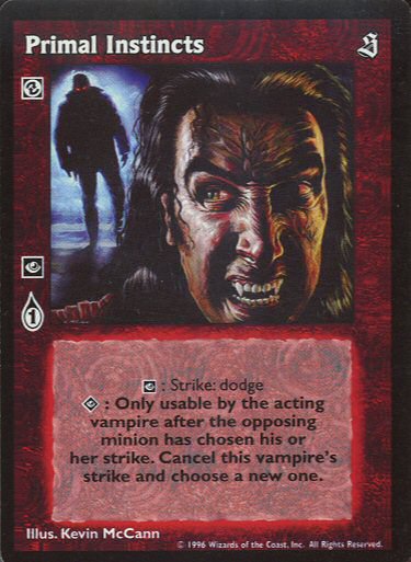 Primal Instincts [Sabbat set] - VTES CCG