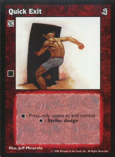 Quick Exit [Sabbat set] - VTES CCG