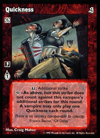 Quickness [Sabbat set] - VTES CCG