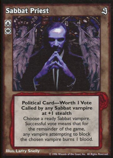 Sabbat Priest [Sabbat set] - VTES CCG