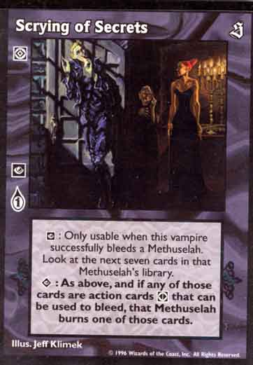 Scrying of Secrets [Sabbat set] - VTES CCG