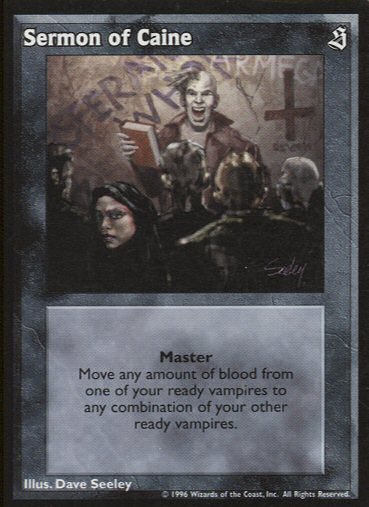 Sermon of Caine [Sabbat set] - VTES CCG