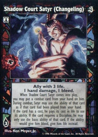Shadow Court Satyr [Sabbat set] - VTES CCG