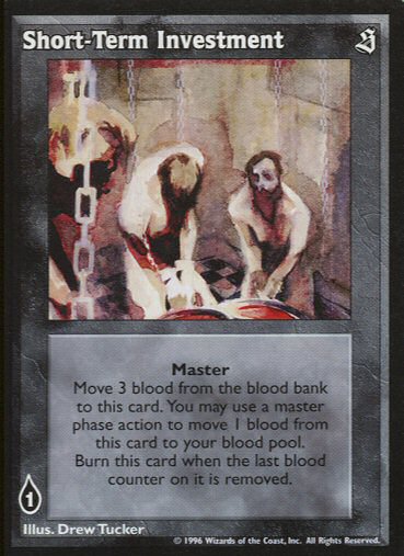 Short-Term Investment [Sabbat set] - VTES CCG