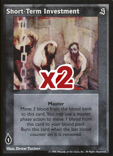 Short-Term Investment [Sabbat set] - VTES CCG