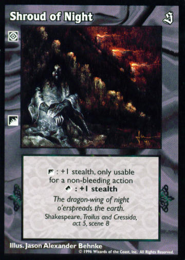 Shroud of Night [Sabbat set] - VTES CCG