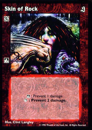 Skin of Rock [Sabbat set] - VTES CCG