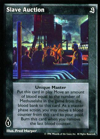 Slave Auction [Sabbat set] - VTES CCG