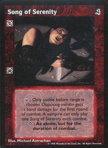 Song of Serenity [Sabbat set] - VTES CCG