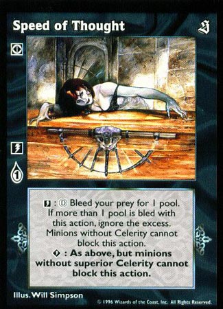 Speed of Thought [Sabbat set] - VTES CCG