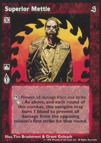 Superior Mettle [Sabbat set] - VTES CCG