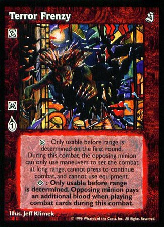 Terror Frenzy [Sabbat set] - VTES CCG